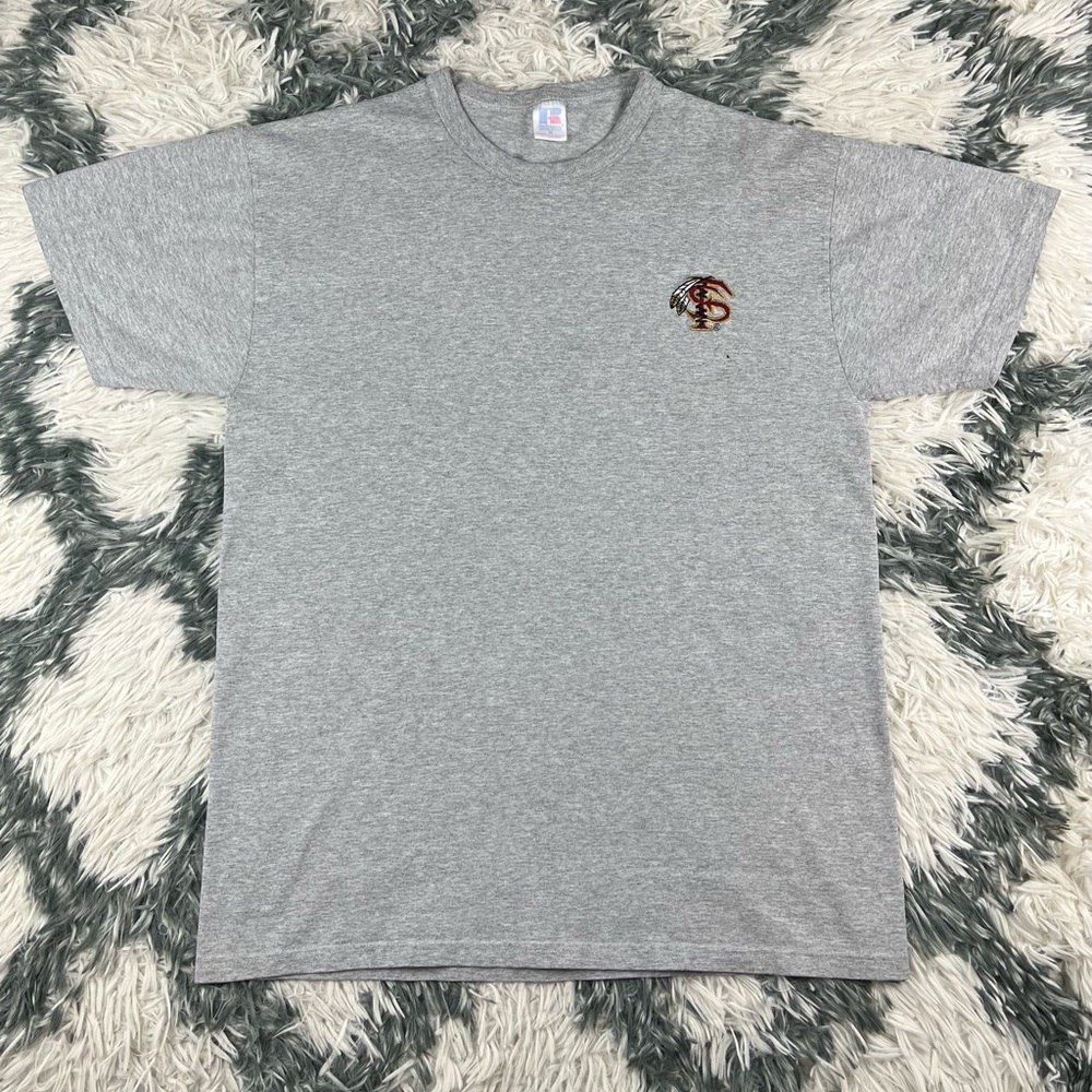 Russell Athletic Men's FSU Short Sleeve T-Shirt Size Medium Gray